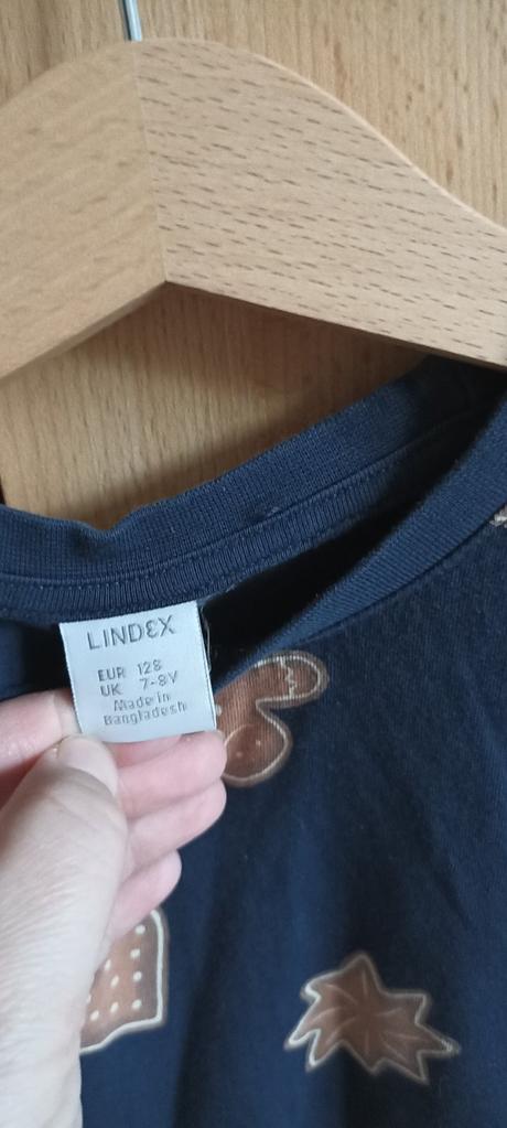 Vianočné tričko lindex 128, lindex,128