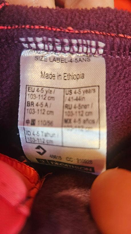 Sofselova bunda 4-5r, decathlon,116