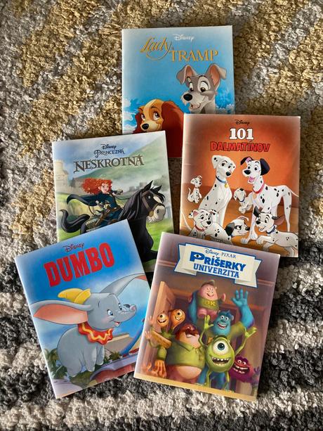 Disney mini knižky 5ks, 