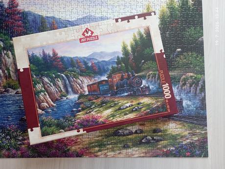 Puzzle vlak (s poštou),