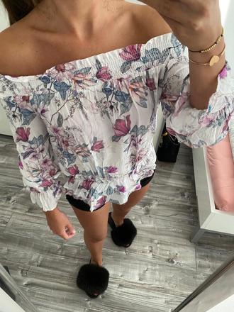 Kvetinová blúzka, mohito,xs