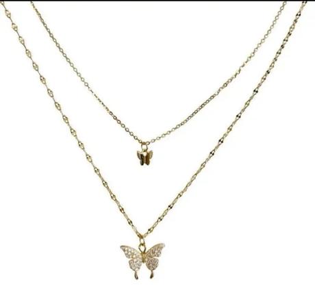 Set retiazka motýlik,