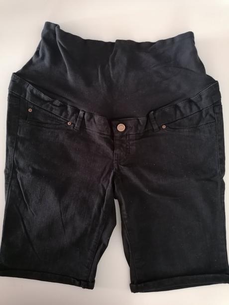 Tehotenské riflove šortky, h&m,m