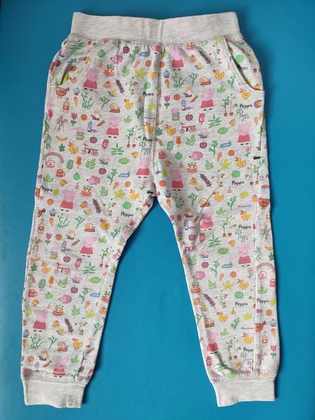 Bavlnené tepláky s prasiatkom peppa pig, next,110