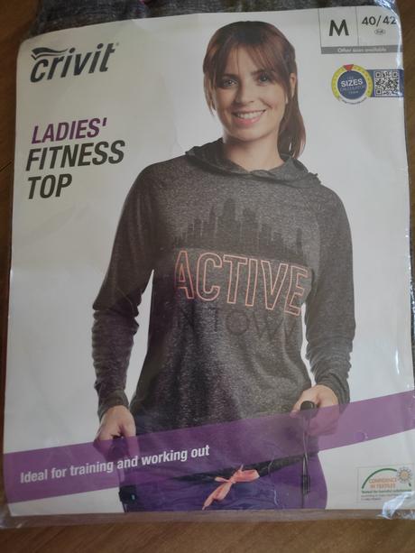 Dámska fitness mikina, crivit,m