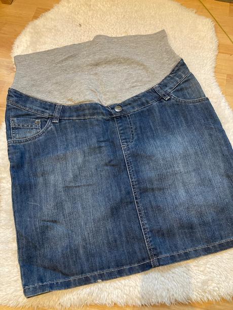 Riflová tehotenská sukňa, yessica,s