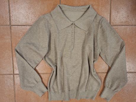 Camel svetrík s golierom, s