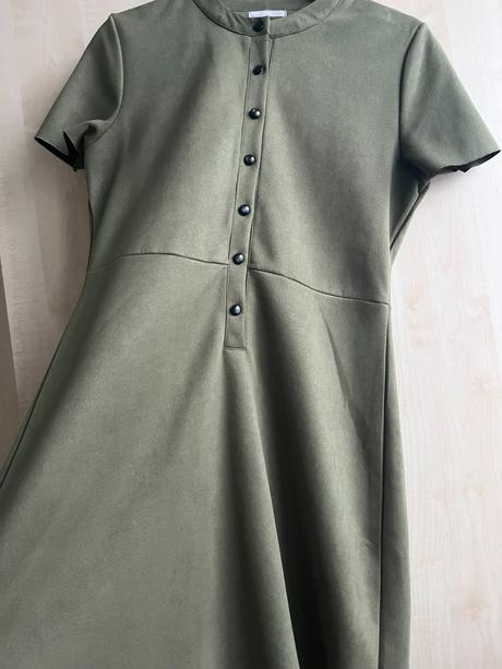 Šaty z imitácie semišu, gate,m