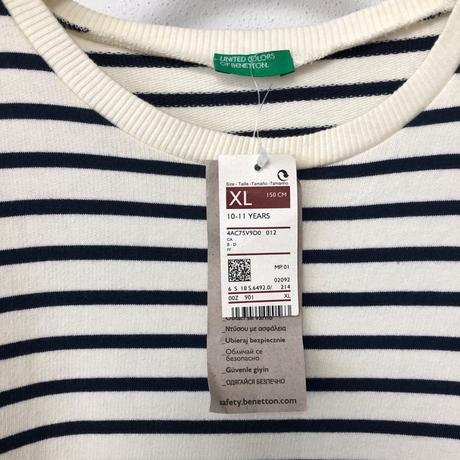 Šaty mikinové dievčenské benetton č.146, 10-11y, benetton,146