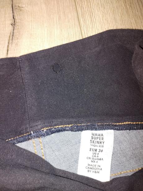 Tehotenské rifle h&m, h&m,36