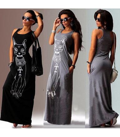 Maxi saty cat, l / m