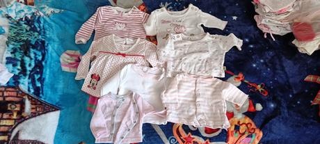 Balík oblečenia dievčatko veľkosť 0-3 mesiace, 50–62