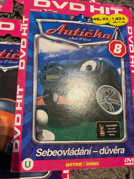 Dvd autíčka 6,8 a finley požární autíčko 0,4,7,8, 