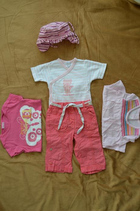 Letný balík oblečenia - veľ.68, 3-6 mes. , 68–80