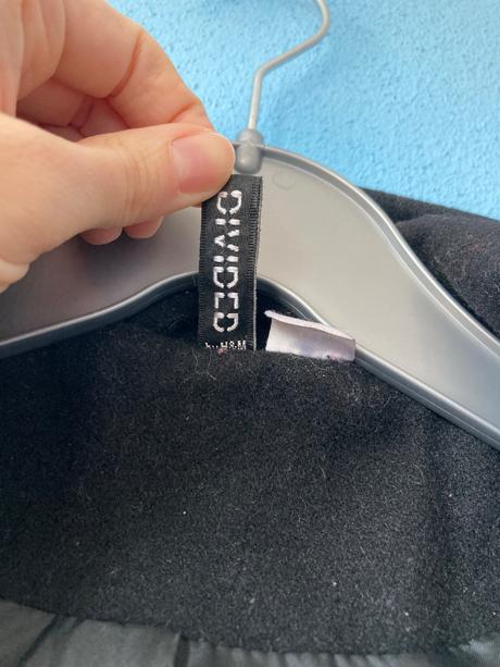 Čierny kabat, h&m,34
