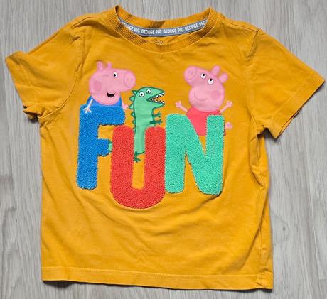 Trička peppa pig, tesco,92