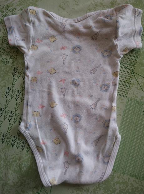 3 ks body s motívom kr, label baby, 74-80 cm, 80