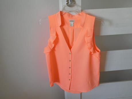 Neonková blúzka 34v,, h&m,34