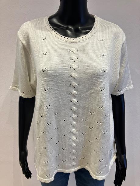 Dámsky sveter krátky rukáv berkertex (22-24), l