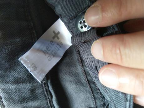 Sivé nohavice, c&a,170