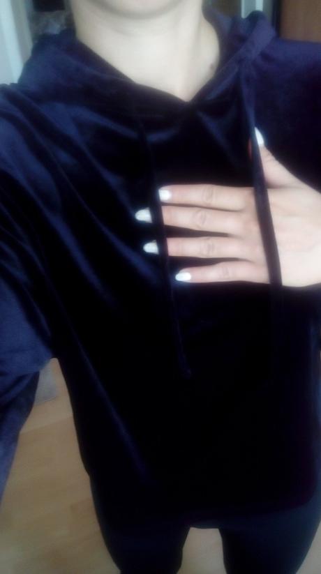 Semišová mikina, s