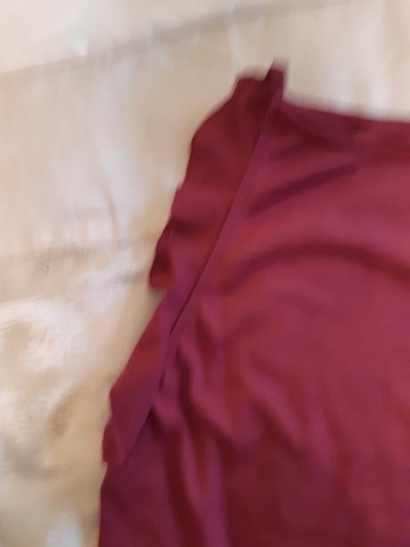 Blúzka a bordove tielko grátis k nej, house,s