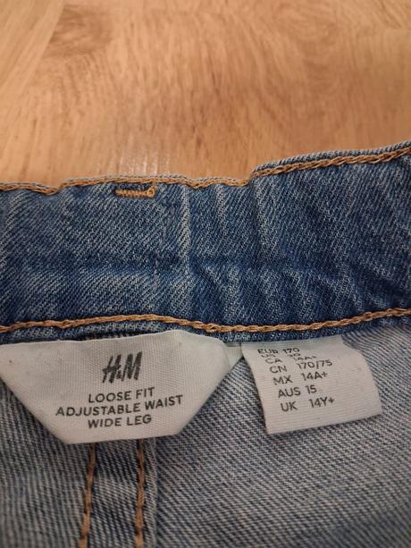 Široké rifle, h&m,170