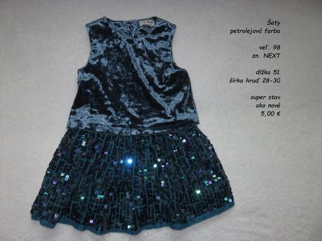 Príležitostné šaty, next,98