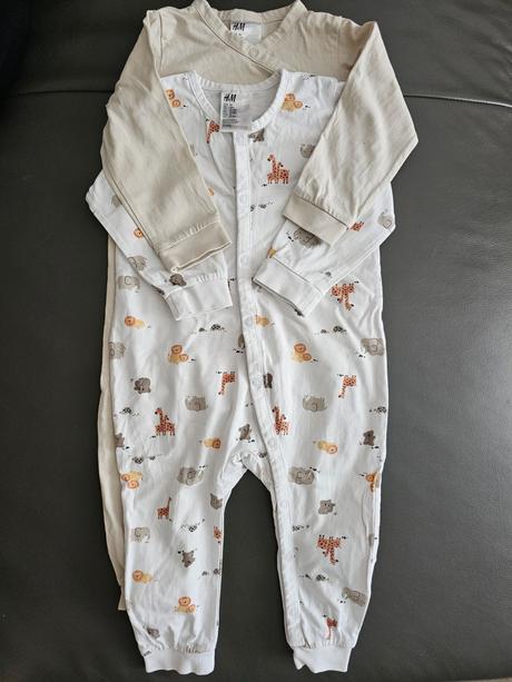 Pyzamovy overal 2ks, h&m,86