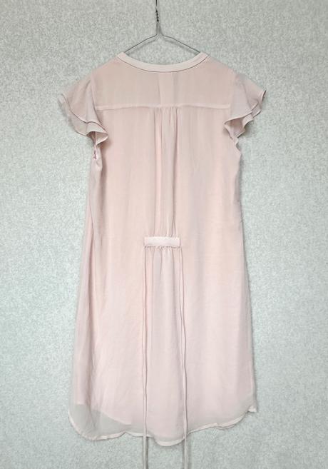 Letné šaty s volánikovými rukávmi, h&m,34