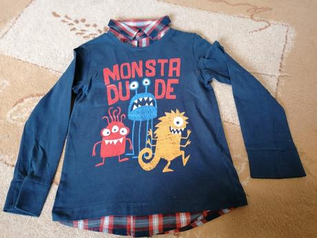 Pulóver 2v1 superstav, c&a,128