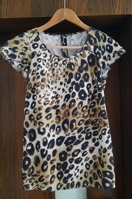 Tigrovaný top, guess,xs