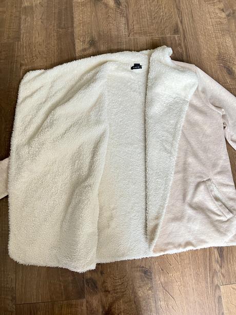 Dámska teplá mikina kardigán s kožušinovym podšiti, new yorker,s