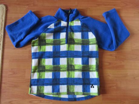 Fleesová mikina na zimu - veľ. 146/152, nkd,146