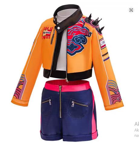 K-pop demon hunters huntrix rumi deluxe kostým, 