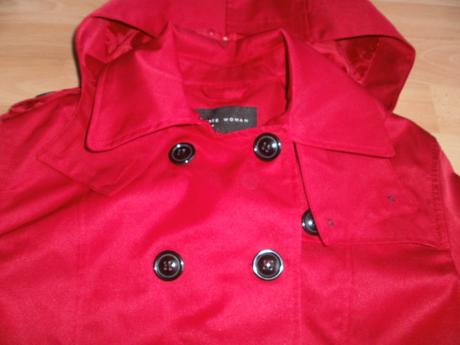 Trenčkot s odopínateľnou kapucňou ako nový, gate,38