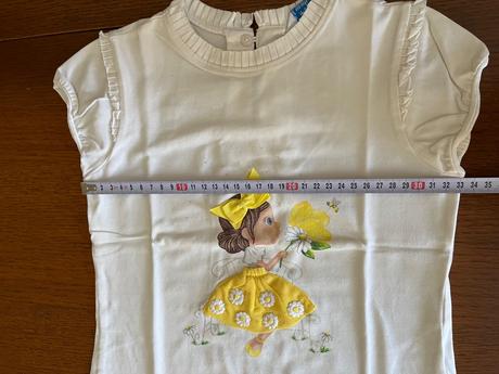 Elegantné tričko s dievčatkom s 3d sukničkou, mayoral,128