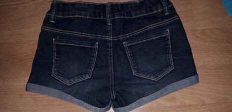 Elastické džínsové kraťasy, c&a,152