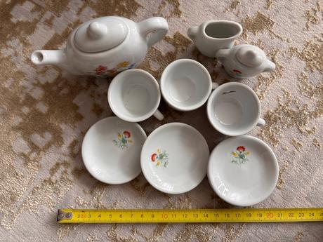 Retro porcelánová sada pre deti, 