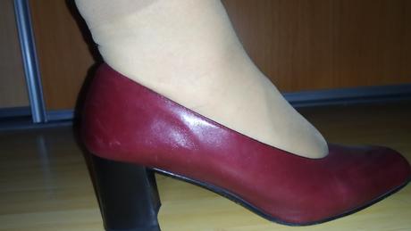 Kožené topanky 38 a polky, 38