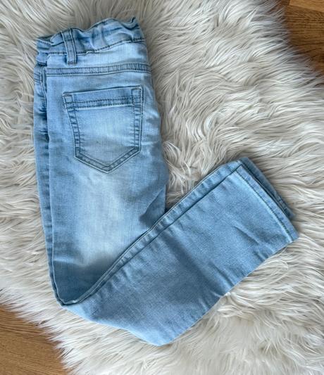 Dievčenské rifle skinny vel 128/134, 128