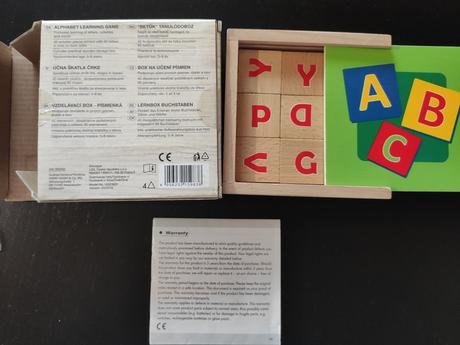 Abeceda - drevené písmenká, 