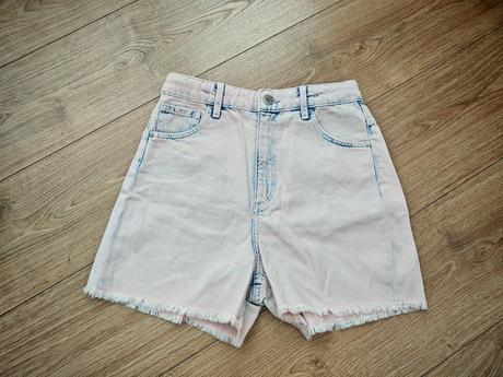 Krásne denim šortky, h&m,164
