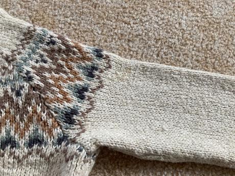 Zimny sveter s norskym vzorom, h&m,92