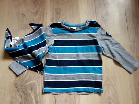 Tričko+šatka s.oliver, s.oliver,74