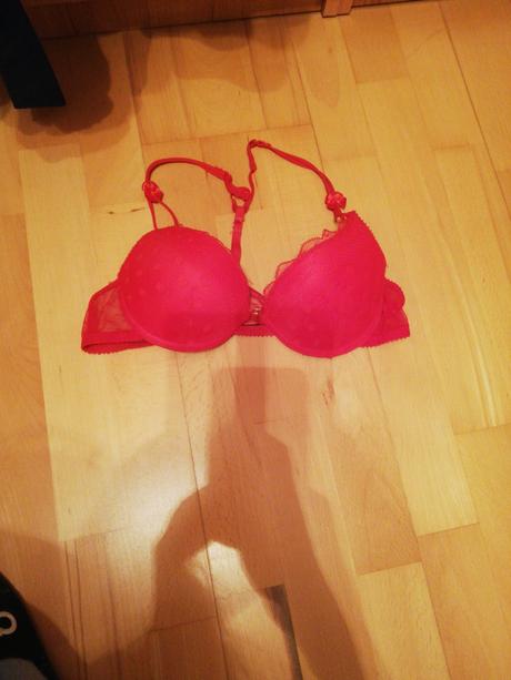 Sexi cervena podprsenka 75b valentin, 75b