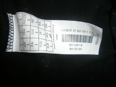 Tricko s odhalenymi plecami nenosene, promod,l