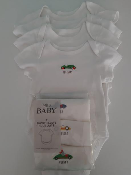 Set siedmych body monday-sunday vel. 78, marks & spencer,80