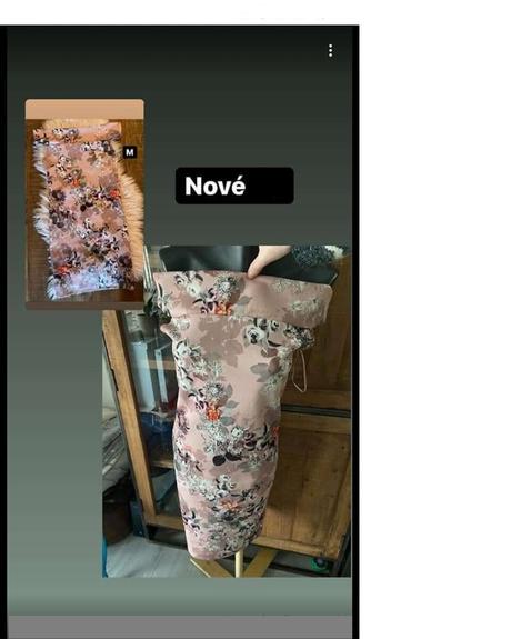 Krásne šaty s visačkou, uvedené m, m / s