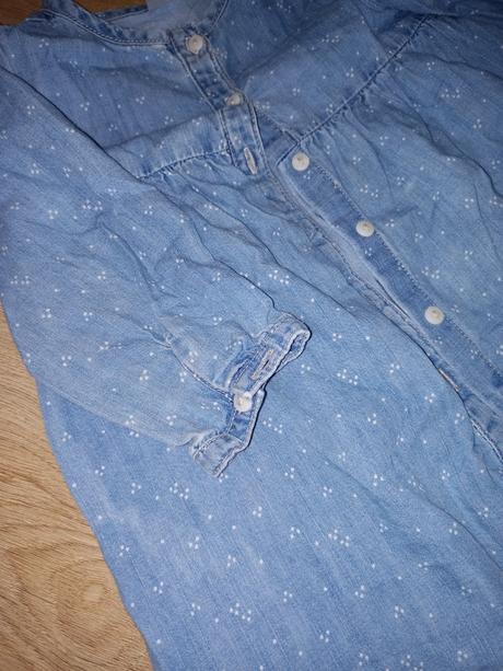 Džínsové šaty, h&m,86